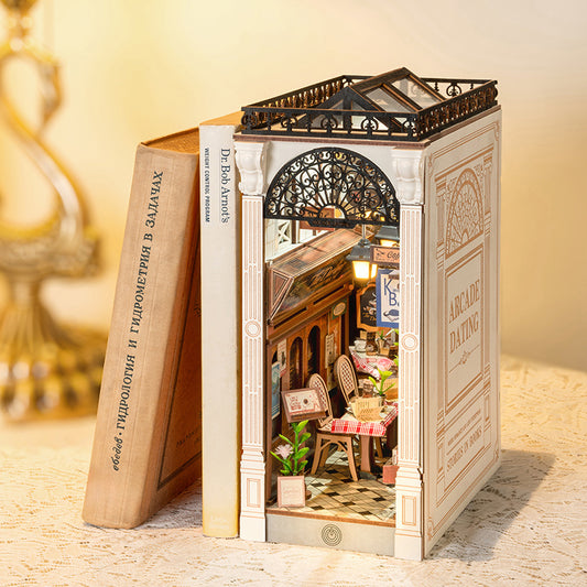 CraftAura Arcade Dating DIY Book Nook Shelf Insert Kit TGB10