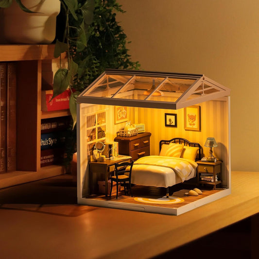 CraftAura Sweet Dream Bedroom DIY Miniature House DW009
