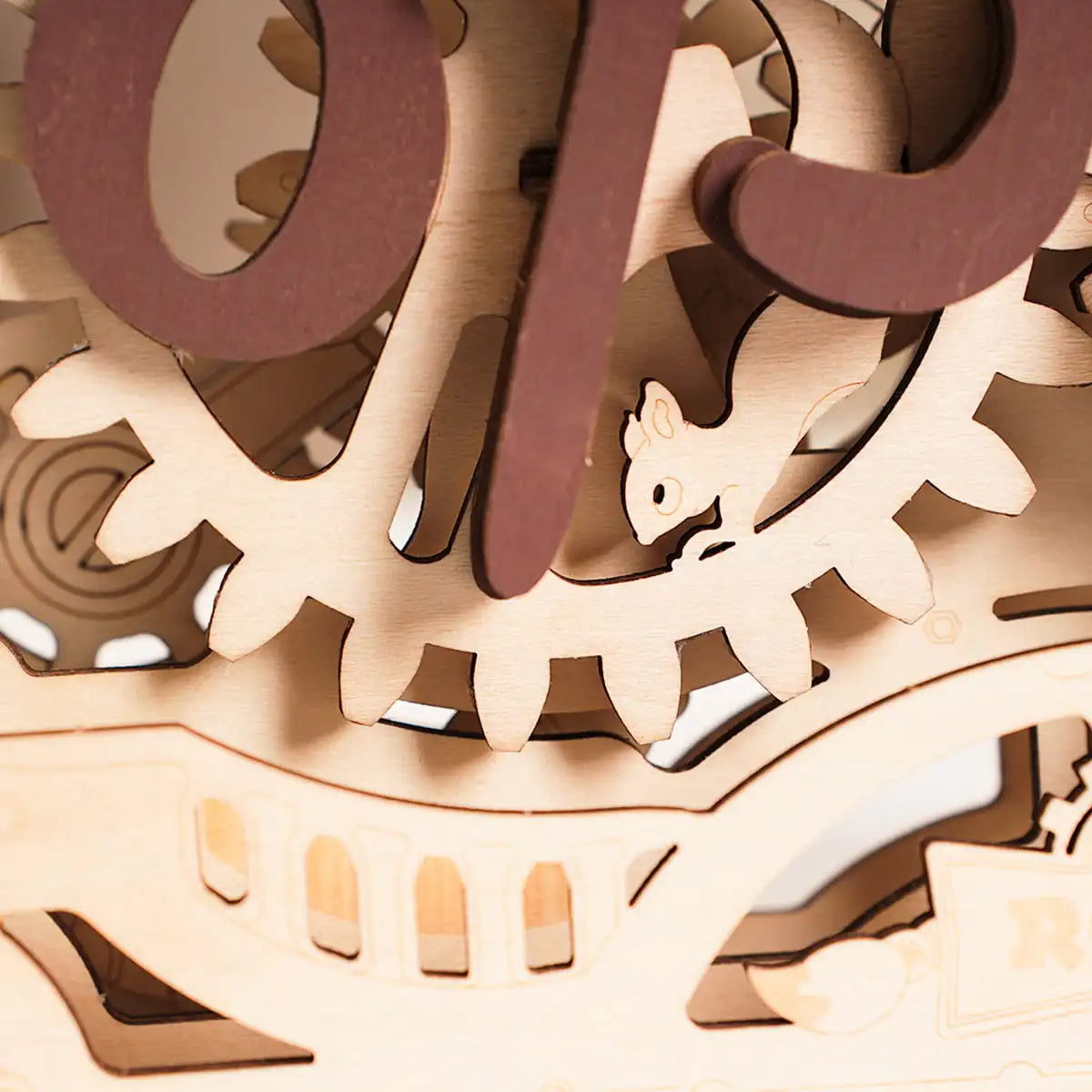 CraftAura Open Closed Sign 3D Wooden Puzzle LK506