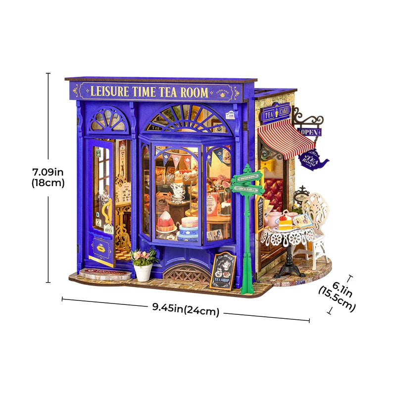 CraftAura Leisure Time Tea Room DIY Miniature House DG171