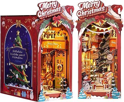 CraftAura Christmas Street DIY Book Nook TGC06