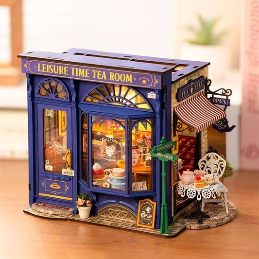 CraftAura Leisure Time Tea Room DIY Miniature House DG171