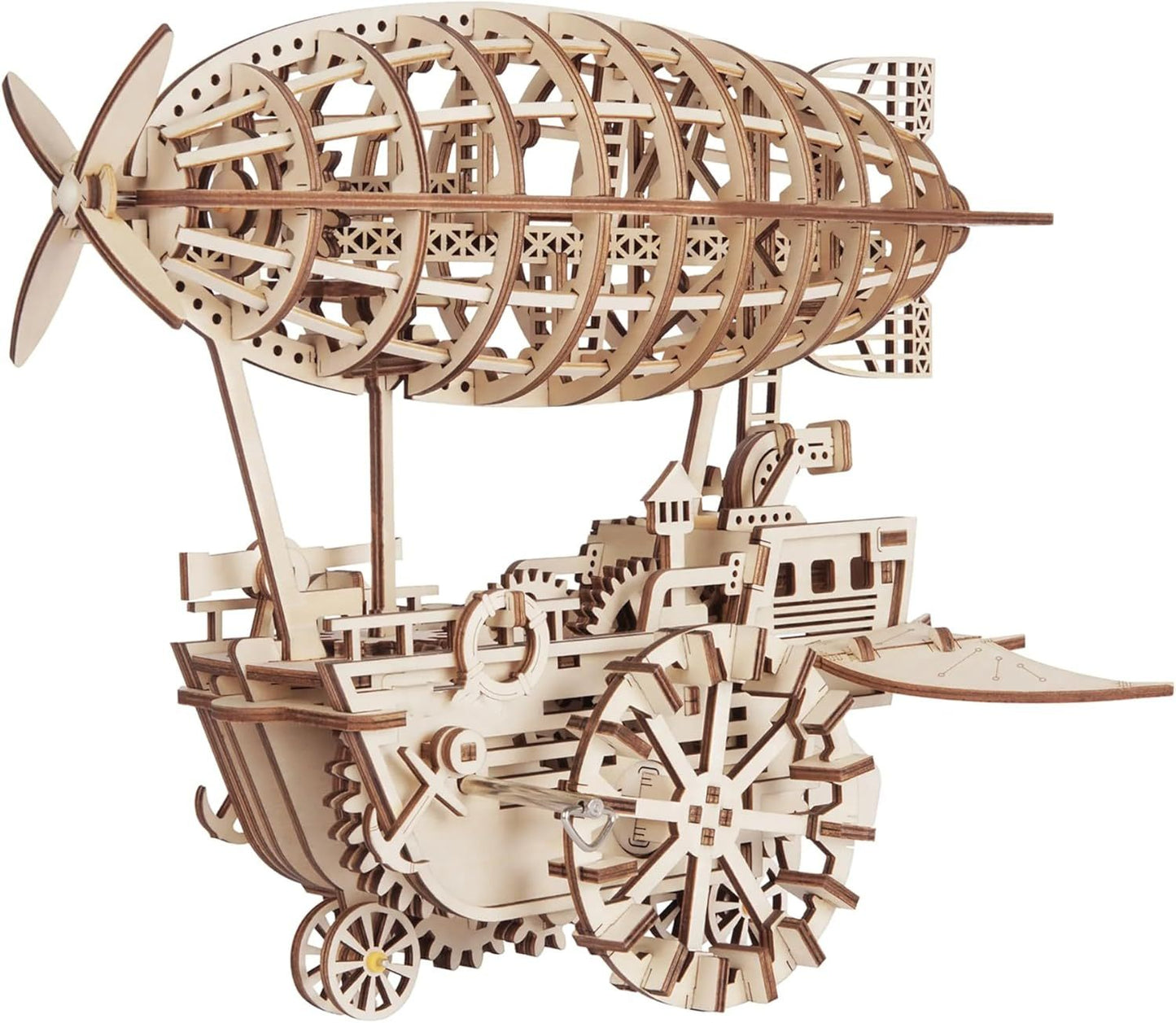 CraftAura 3D Wooden Air Vehicle Jigsaw Puzzle Model Kit Laser Cutting Kids Toys LK702