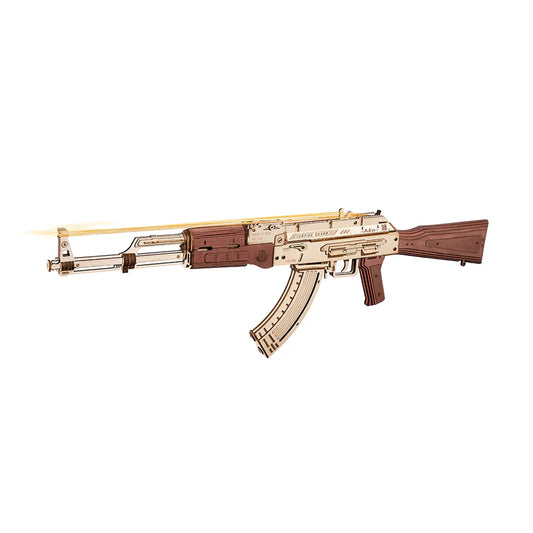 CraftAura AK-47 Assault Rifle Toy Gun 3D Wooden Puzzle LQ901